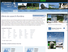 Tablet Screenshot of cazare.romania-tourist.info